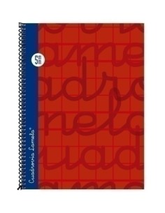 LAMELA BLOC t.FORR. 4º 80h CDV. 5 ROJO - Pack de 5 unidades